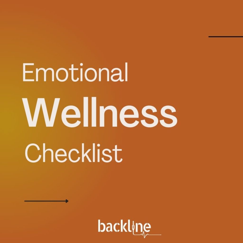 Emotional Wellness Checklist